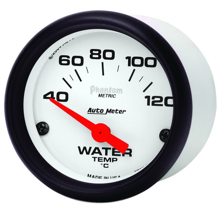 Auto Meter 2-1/16 Phantom Water Temp Gauge - Electric