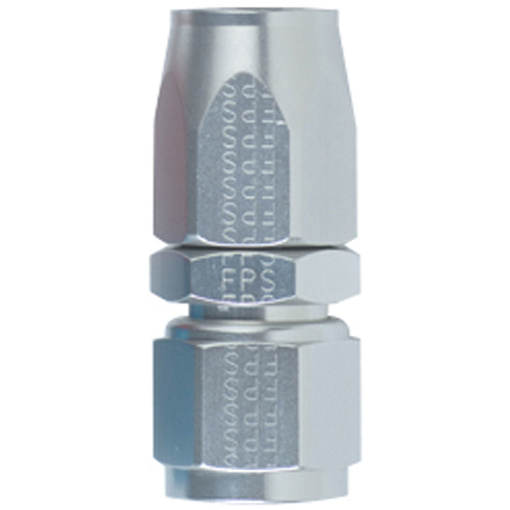 Fragola 3000 Series Hose End - Straight - 12 AN Hose to 12 AN Female - Swivel - Aluminum - Clear