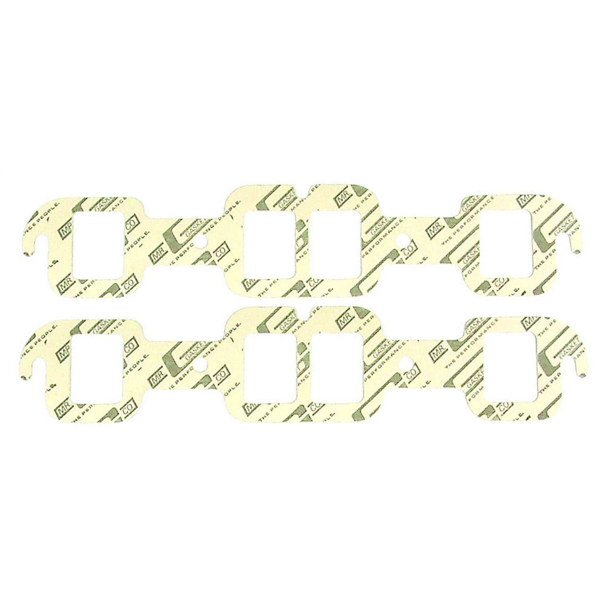 Mr. Gasket Exhaust Gasket Set - Port Dimensions: Width: 1.55 in. x Height: 1.92 in.