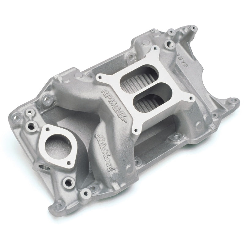 Edelbrock RPM Air Gap 340/360 Intake Manifold - Cast Finish