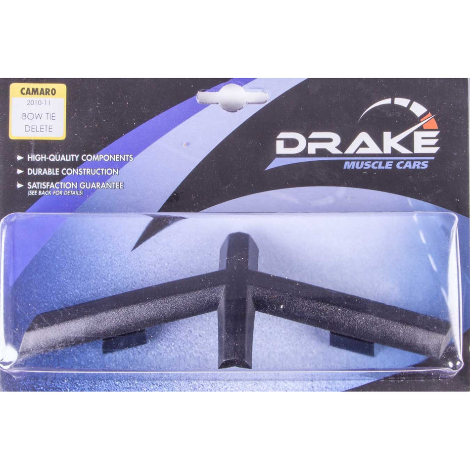 Drake Muscle Cars Front Grill Insert Emblem Delete Plastic Black Chevy Camaro 2010-14 - Each
