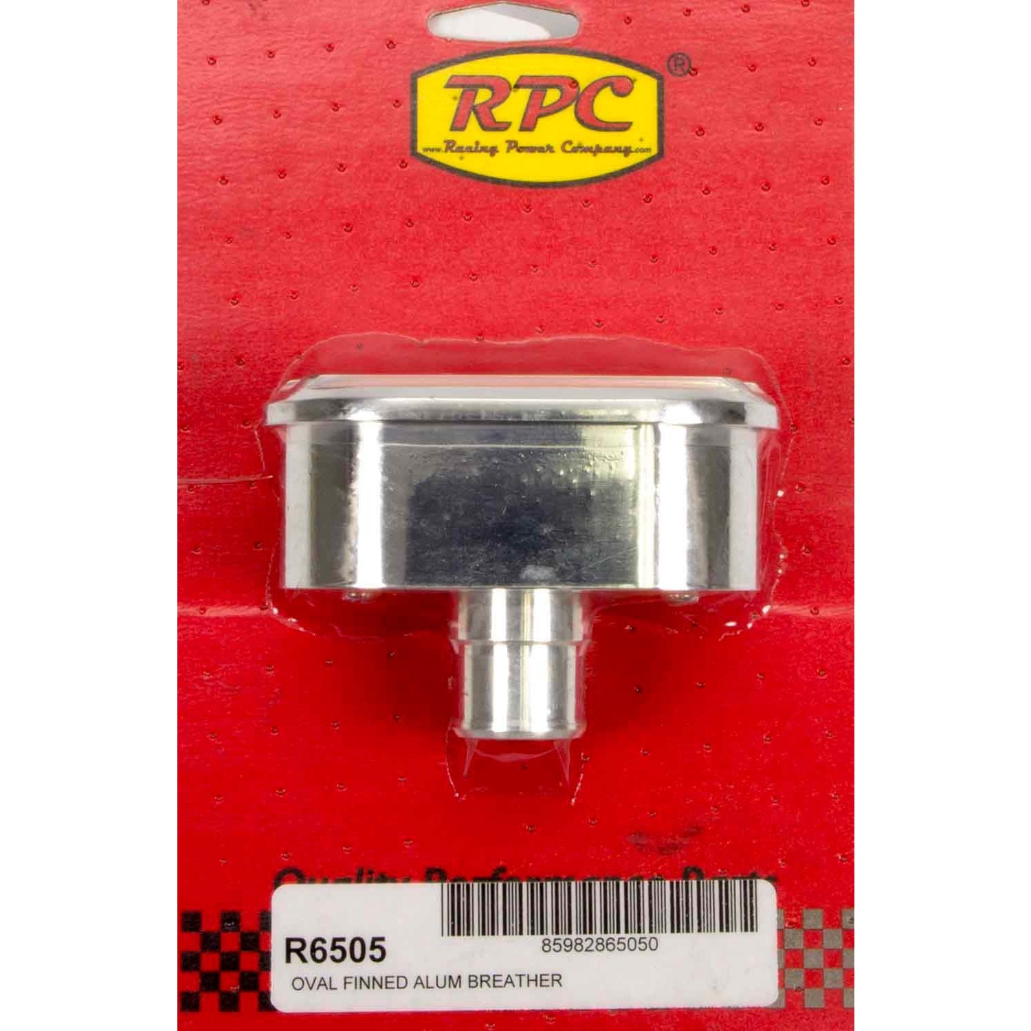 Racing Power Co-Packaged Alum Finned V/C Breather Polished