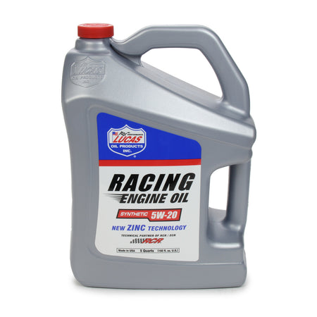 Lucas Racing 5W20 Synthetic Motor Oil - 5 Quart