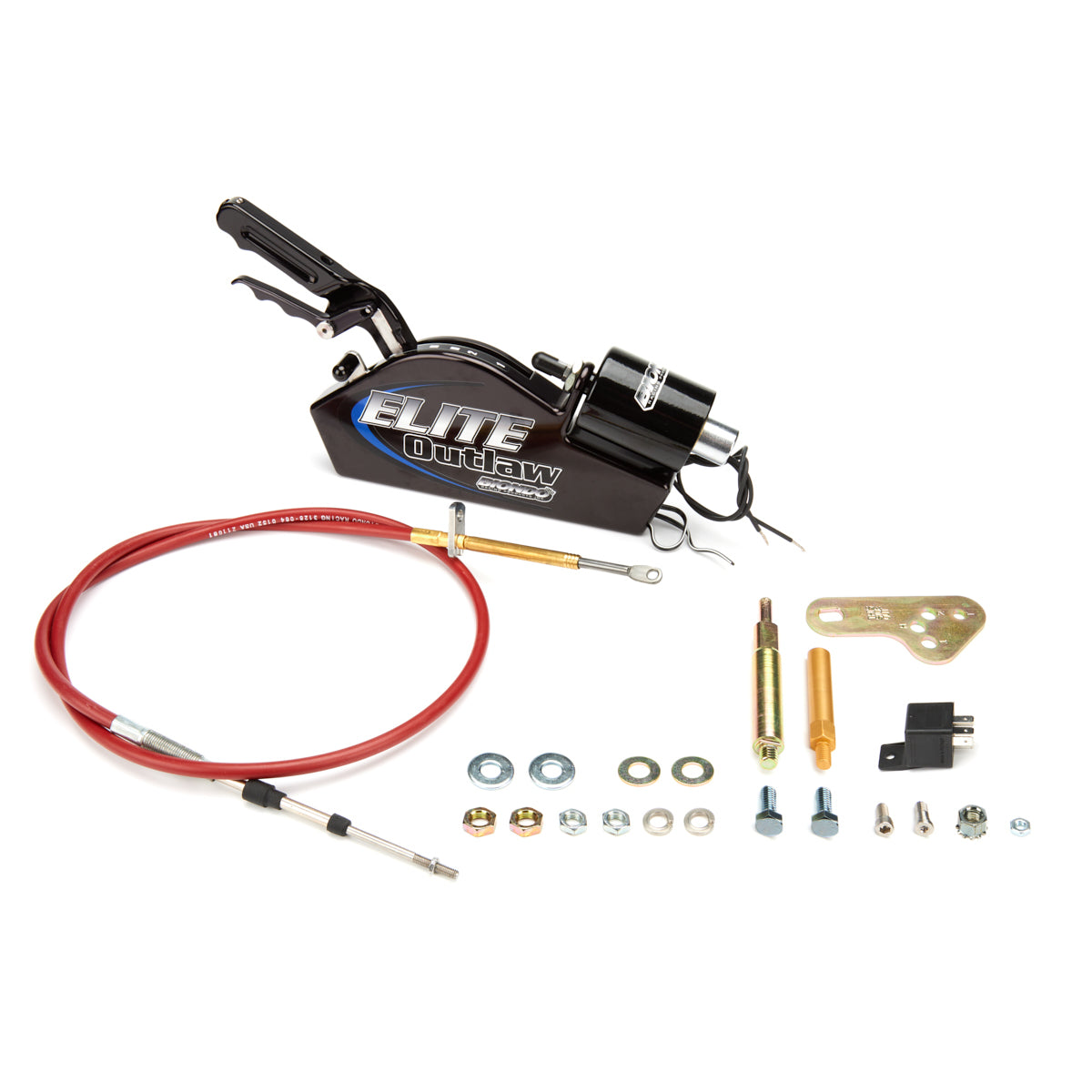 Biondo Elite Outlaw Shifter - Automatic - Side Mount - Forward Pattern - 5 ft Cable - Powerglide