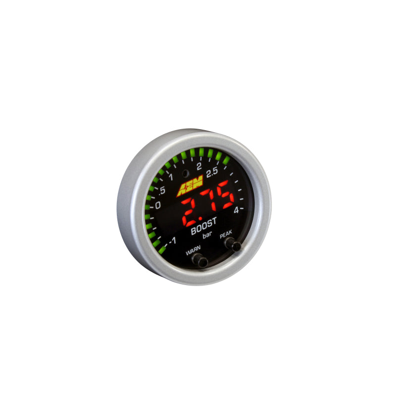 AEM X-Series Boost Gauge 30-60 psi Electric Digital - 2-1/16" Diameter