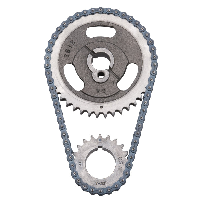 Edelbrock Performer-Link Double Roller Timing Chain Set - Keyway Adjustable - Small Block Ford