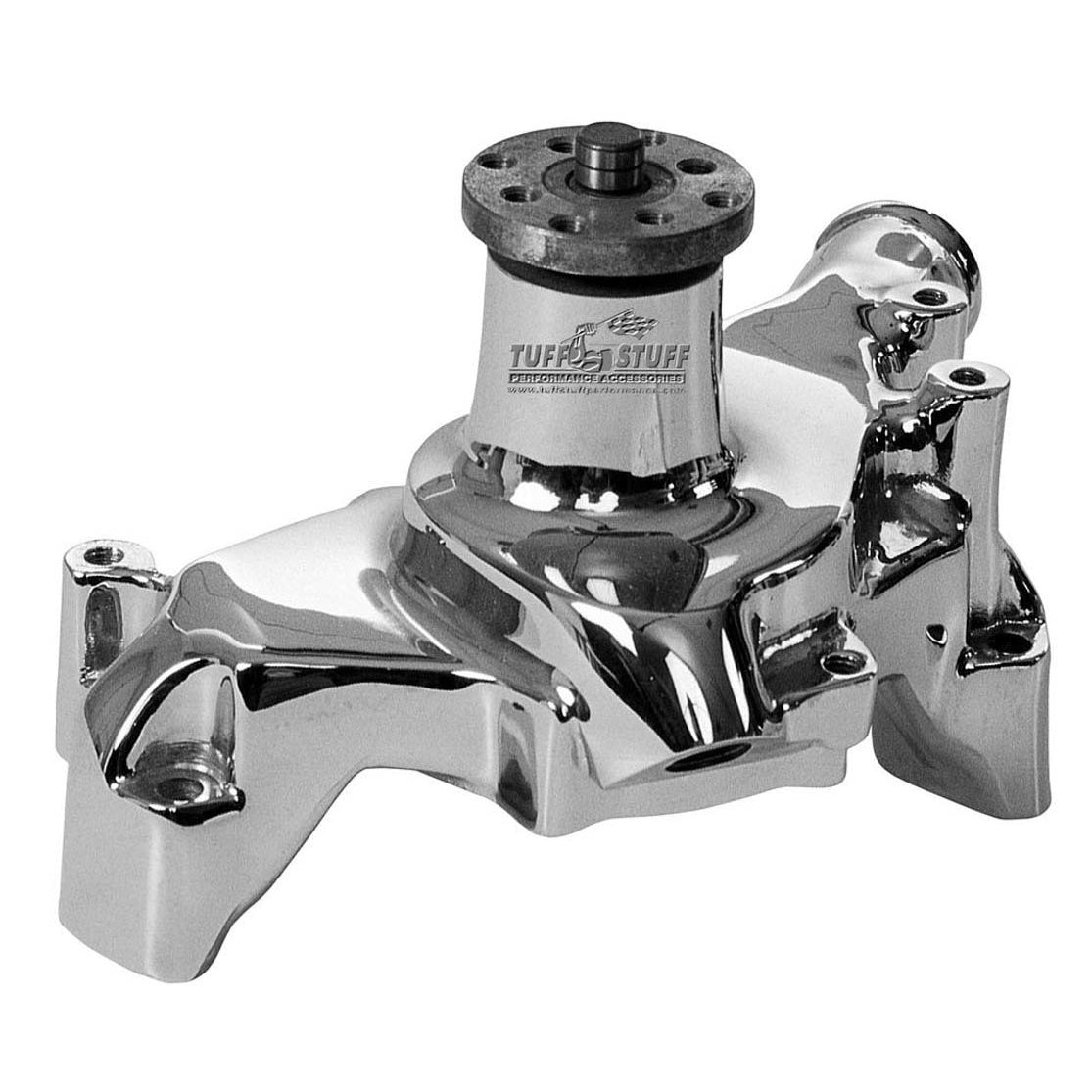 Tuff Stuff SB Chevy Aluminum Long Water Pump Chrome
