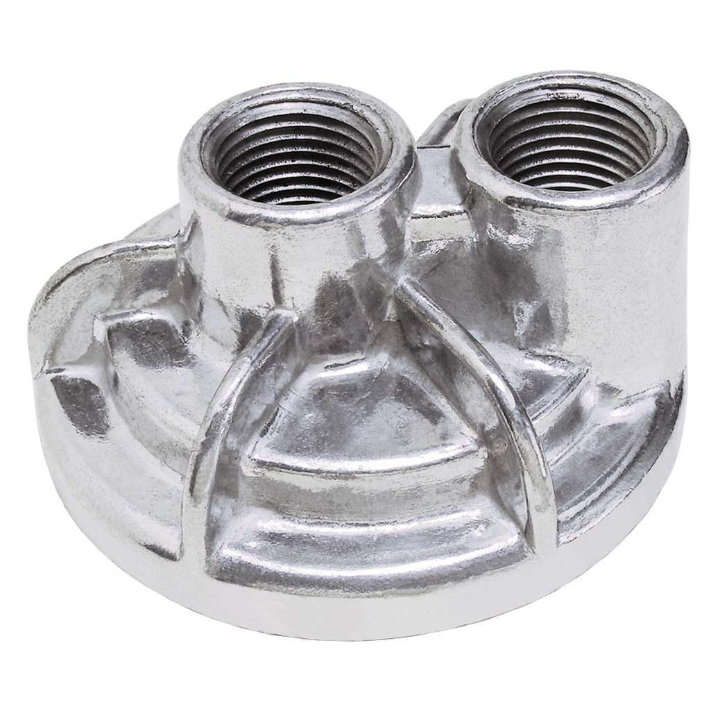 Trans-Dapt Oil Filter Bypass Adapter - 180 - Ford V8 - Chrysler V8 3/4"-16 Threads - 2-1/2" I.D. and 2-3/4" O.D. O-Ring