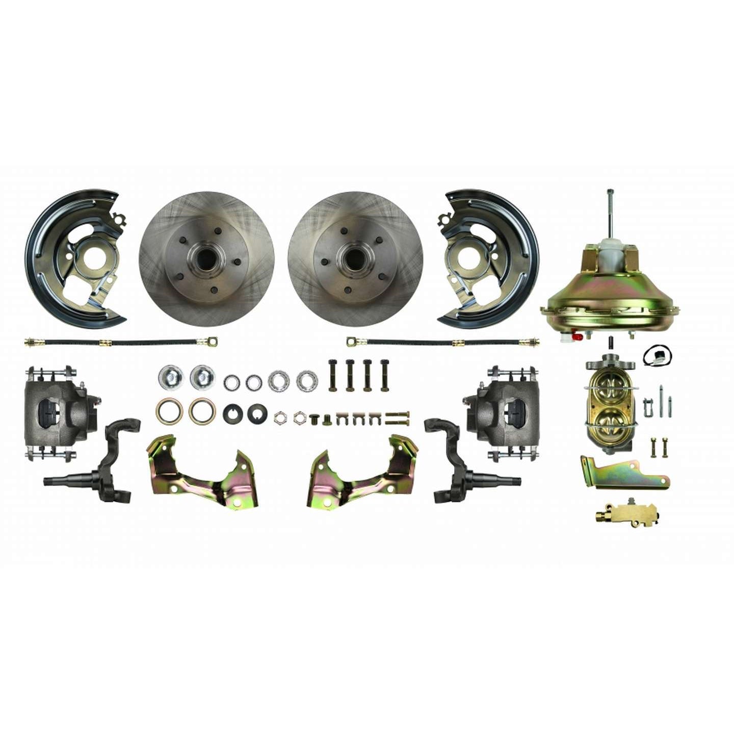 Right Stuff Detailing Power Disc Conversion Front Brake System - 1 Piston Caliper