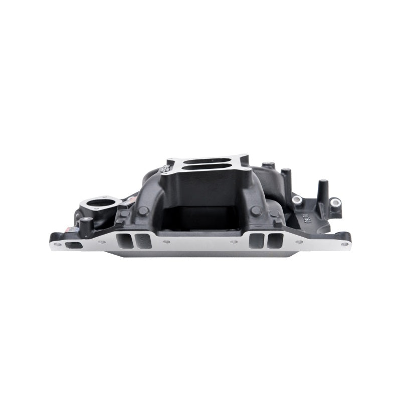Edelbrock RPM Air-Gap 340 / 360 Square Bore Dual Plane Intake Manifold - Black Powder Coat - Small Block Mopar
