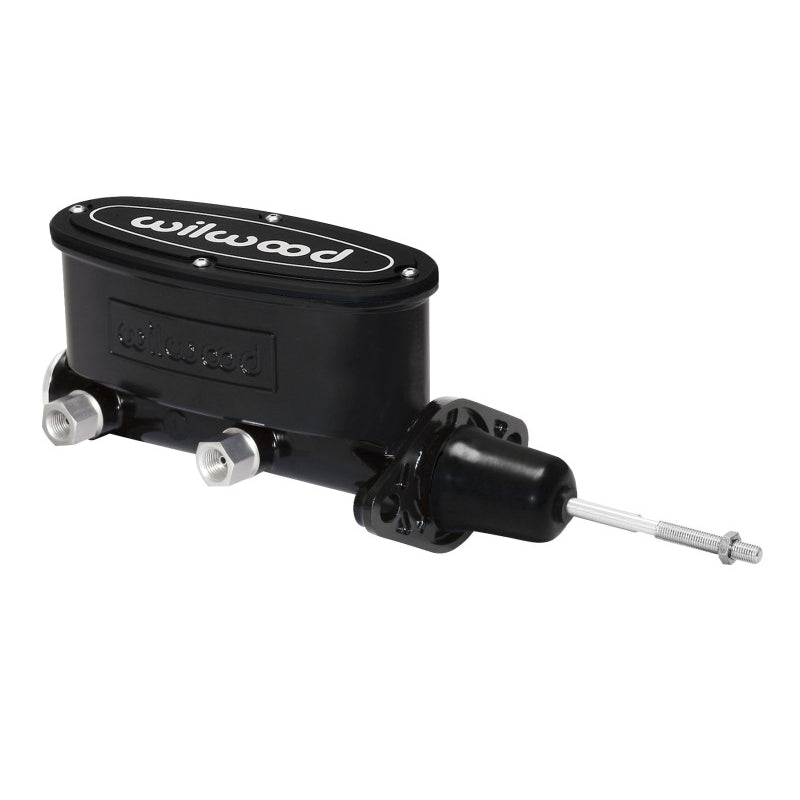 Wilwood Aluminum Tandem Master Cylinder w/ Pushrod .938" Bore - Black