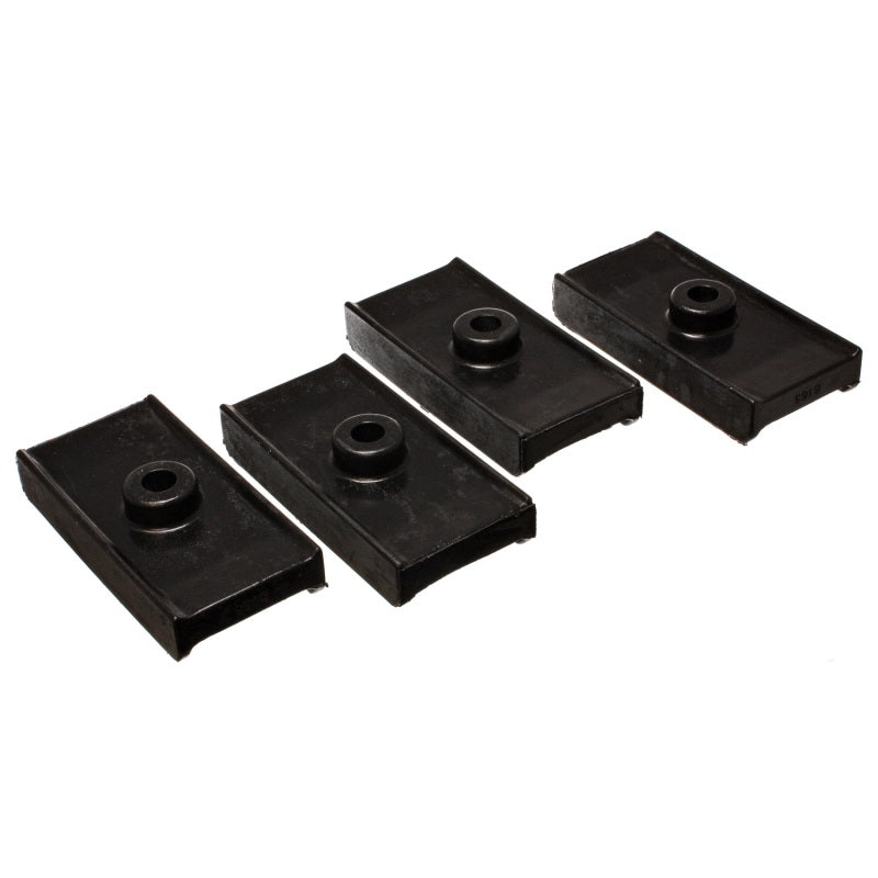 Energy Suspension Hyper-Flex Rear Leaf Spring Bushing Kit - Black - Mopar F-Body 1976-83