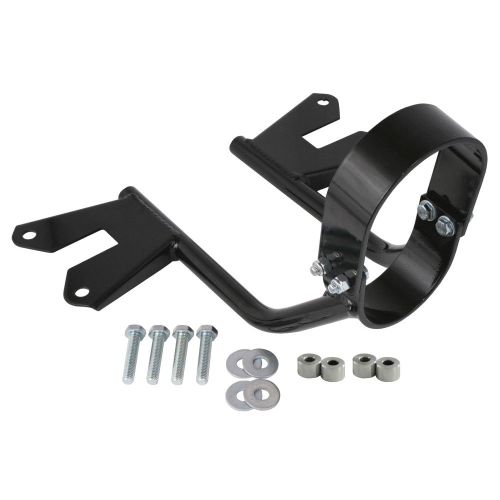 Competition Engineering Bolt-On Drive Shaft Loop - Black Powder Coat - GT - Ford Mustang 2005-10