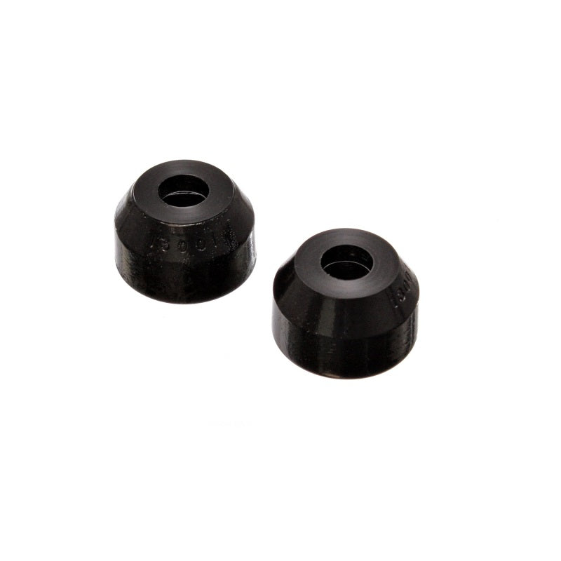 Energy Suspension Hyper-Flex Round Tie Rod Dust Boot - 0.650 in - 1.625 in OD Rod End - Black - Universal - Pair