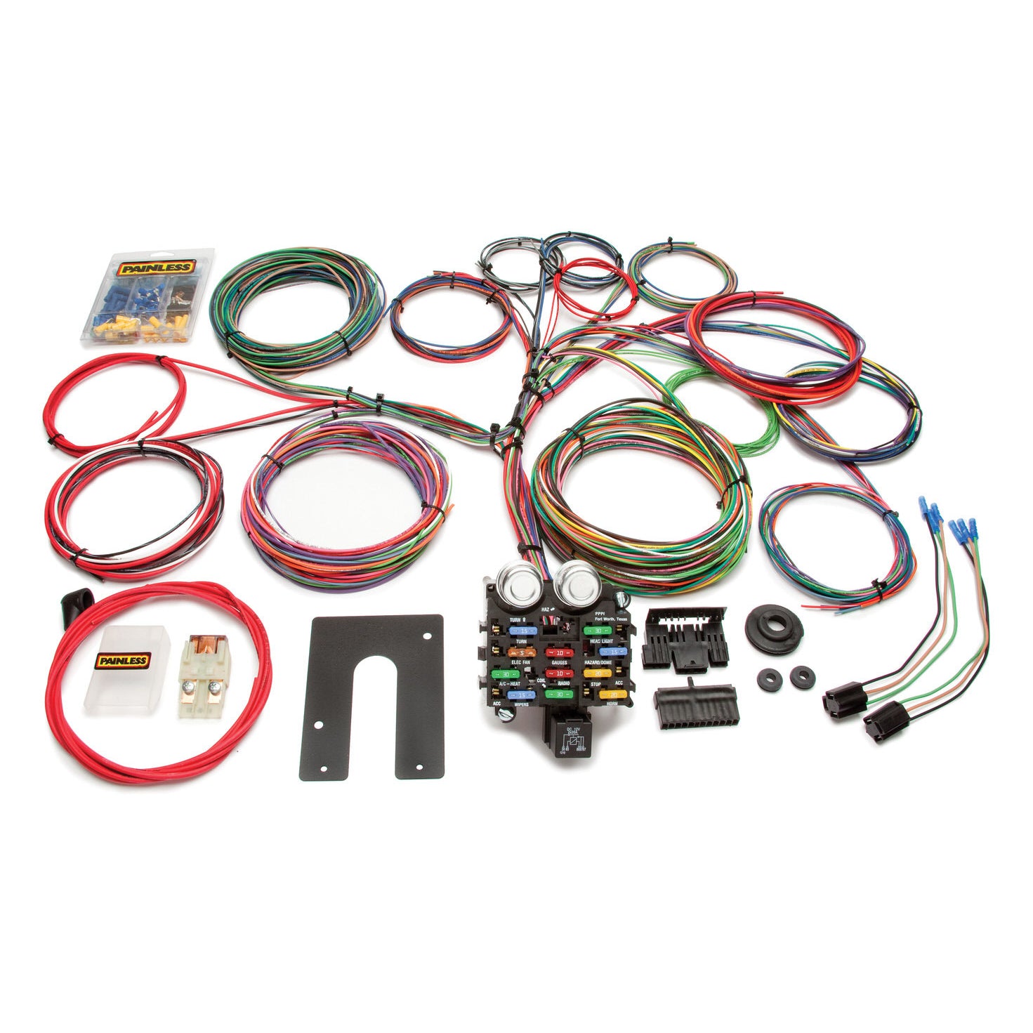 Painless Performance Classic Customizable Pickup Chassis Harness - Non GM Keyed Column - 21 Circuits