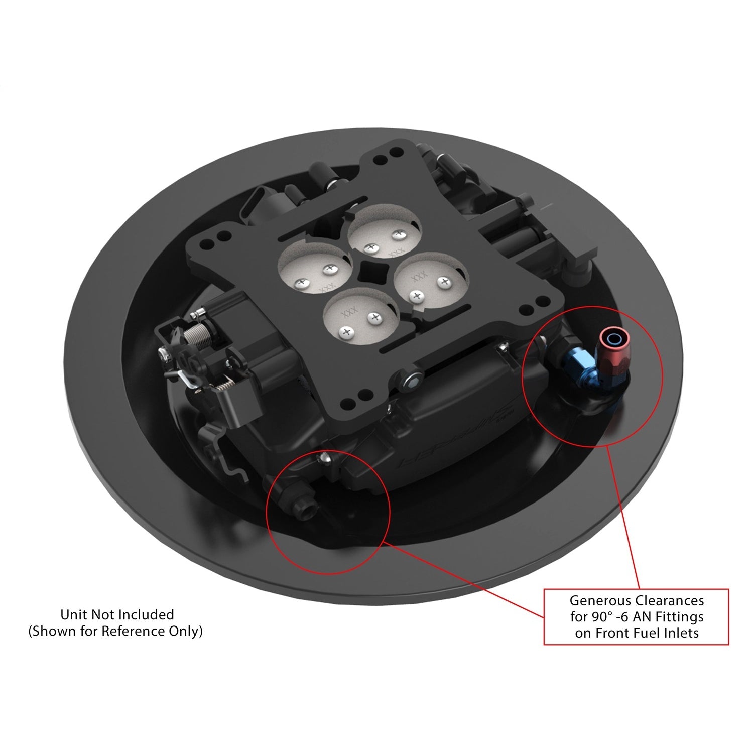 Holley Sniper Air Cleaner Drop Base - Black