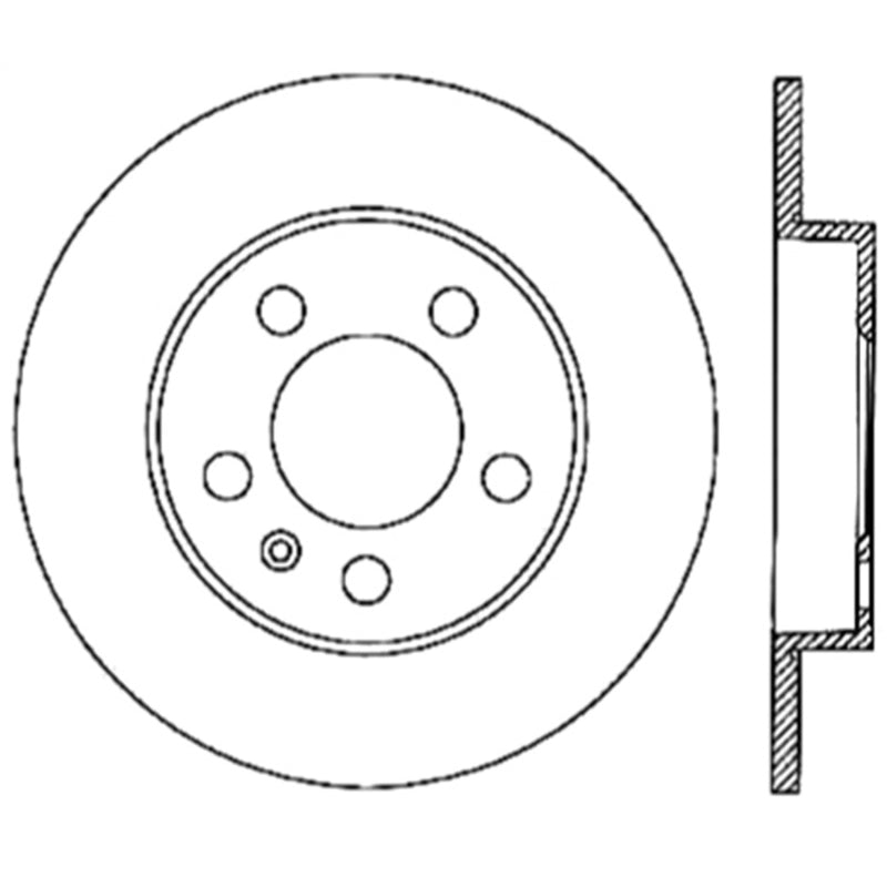 StopTech Sport Brake Rotor - Rear