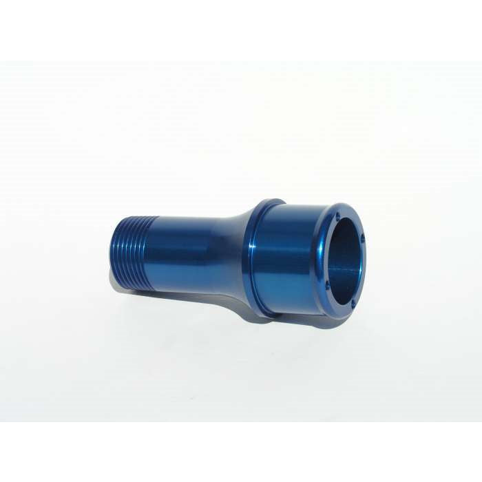 Meziere 1.75" Hose Extended Water Pump Fitting - Blue