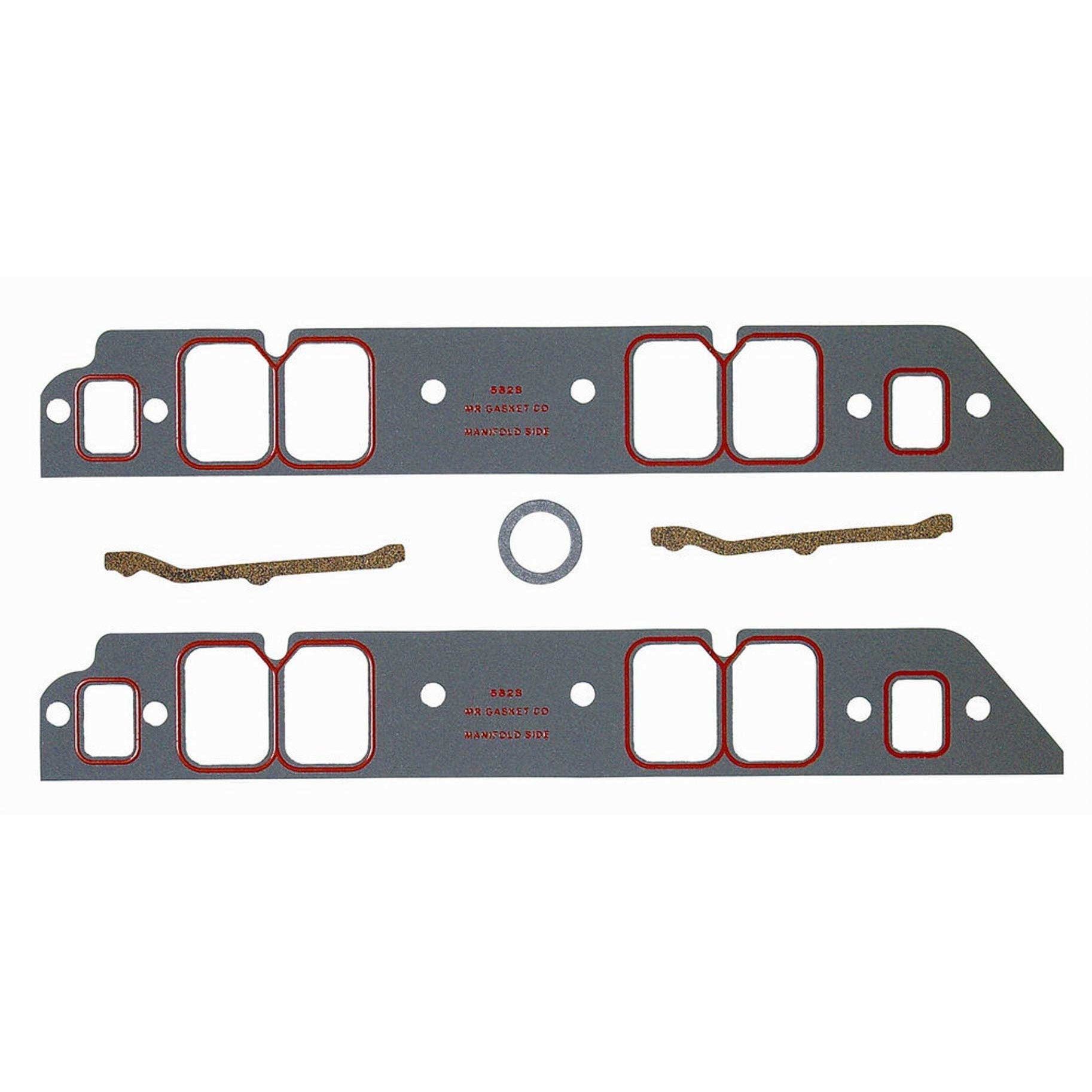 Mr. Gasket Ultra Seal Intake Gasket - Port Dimensions: Width: 1.75 in. x Height: 2.50 in.