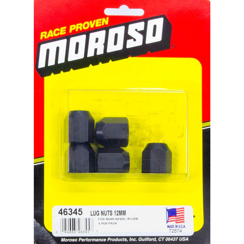 Moroso 12mmx1.5 Lug Nuts (5 Pack)