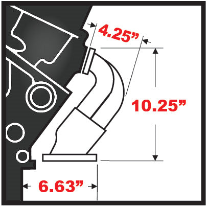 Hedman Hedders Street Rod Painted Tight Tubes Hedders - BBC - 55-57 Bel Air/One-Fifty/Two-Ten