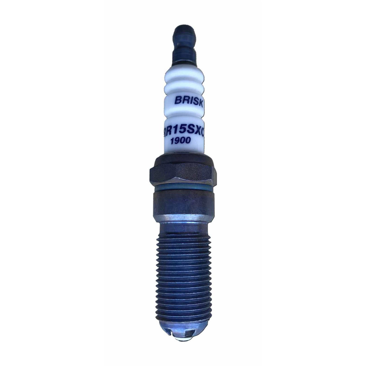 Brisk Premium Racing Spark Plug - 14 mm Thread - 25 mm R - Heat Range 15 - Tapered Seat - Resistor