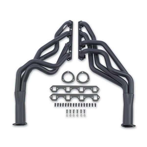 Hooker Super Competition Headers - 1.625 in Primary - 3 in Collector - Black Paint - Small Block Ford - Ford Midsize Car 1963-73 / Mustang 1971-73 - Pair