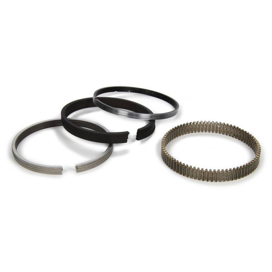 JE Pistons Piston Rings - 4.060" Bore - File Fit - 1.2 x 1.5 x 3.0 mm Thick - Standard Tension - Plasma Moly - 8 Cylinder
