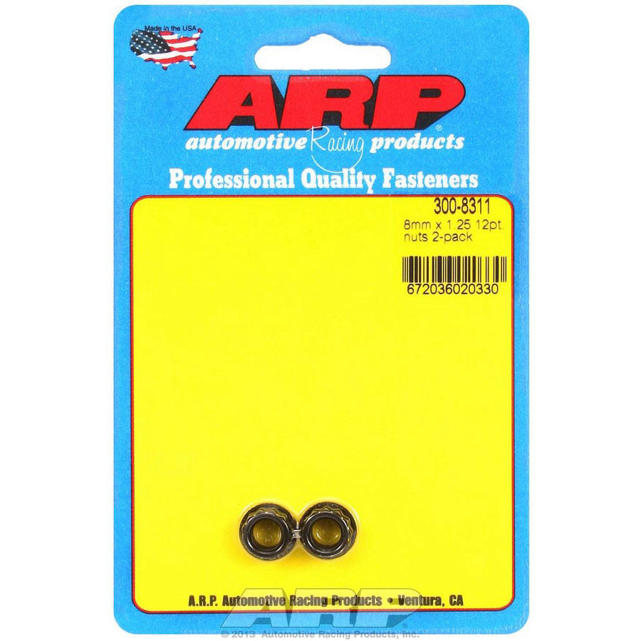 ARP 8mm x 1.25 12 Point Nuts (2)