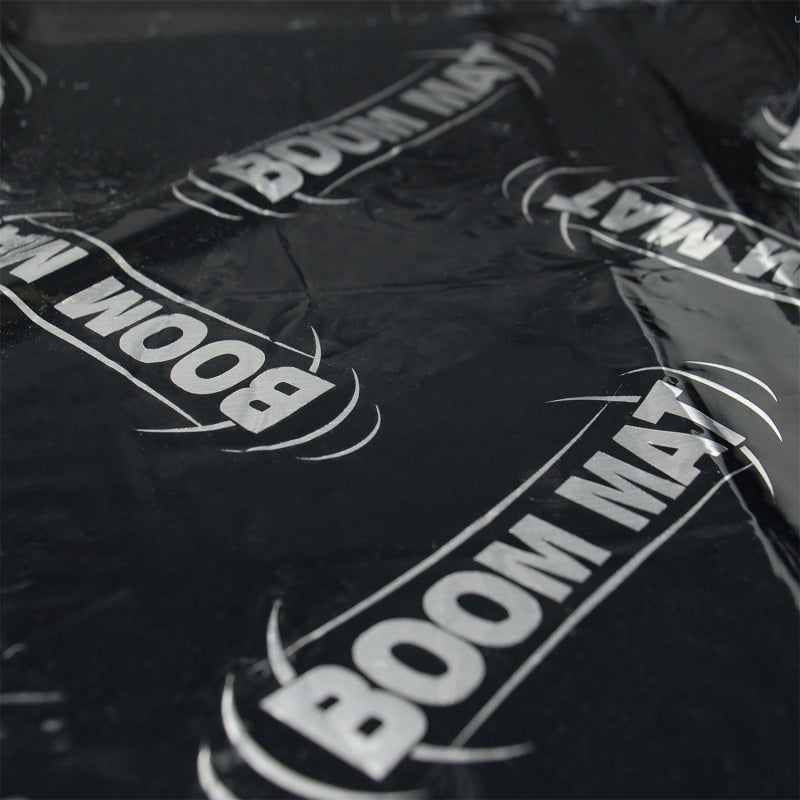 DEI Boom Mat - 12 x 12-1/2 in Sheet - 1/2 in Thick - Black/Silver (Pair)