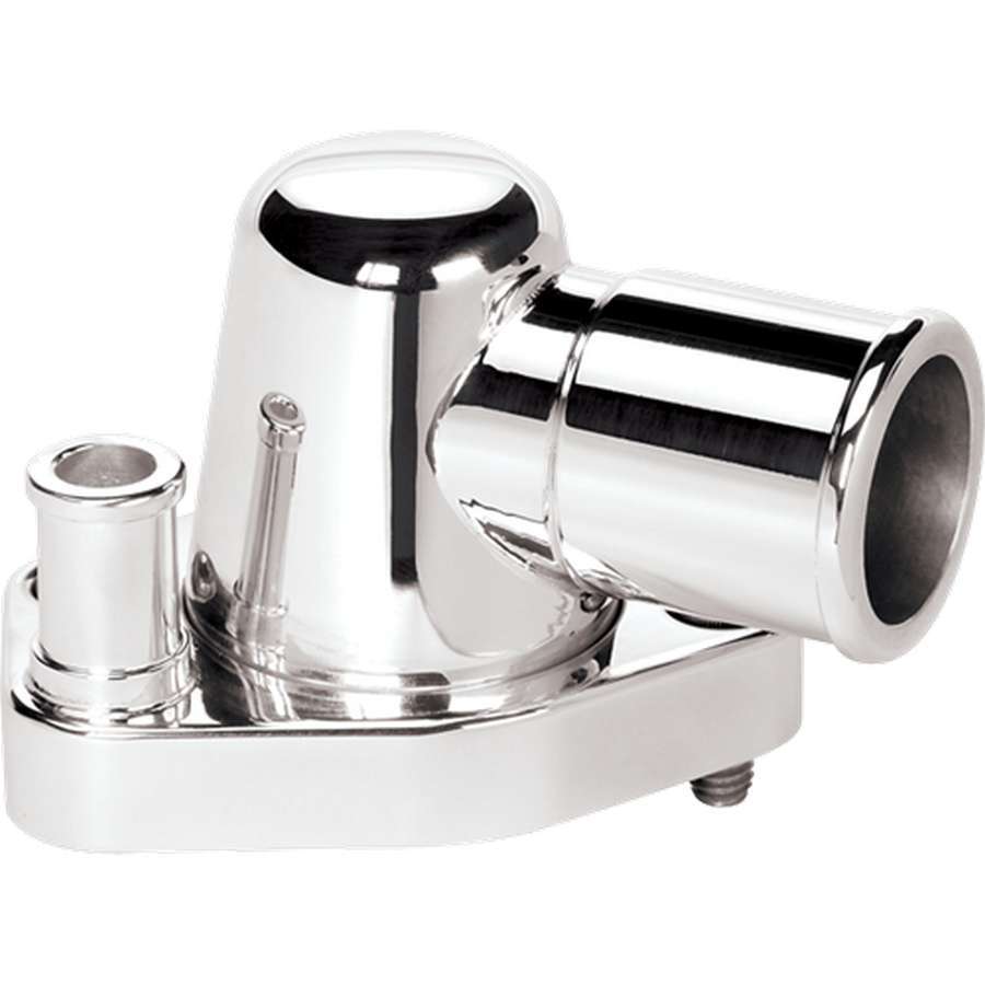 Billet Specialties SB Ford Thermostat Housing - Polished - 90 Degree - Ford 260-302/351W