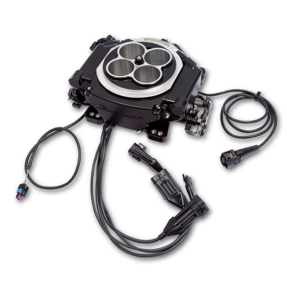 Holley Sniper EFI Super Sniper EFI Throttle Body Fuel Injection - Square Bore - Black Ceramic 550-513