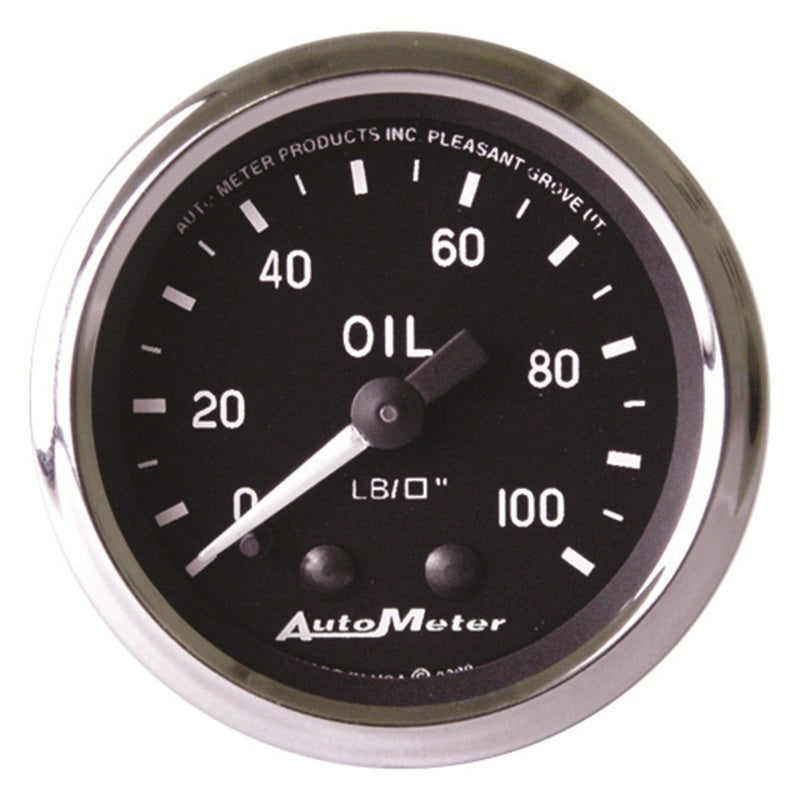 Auto Meter Cobra Mechanical Oil Pressure Gauge - 2-1/16"