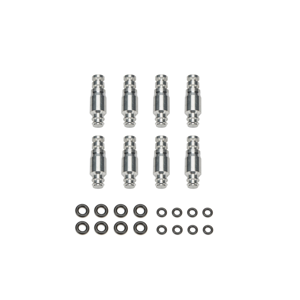 ICT Billet Billet Aluminum Mock Fuel Injector - L98 - GM LS-Series (Set of 8)