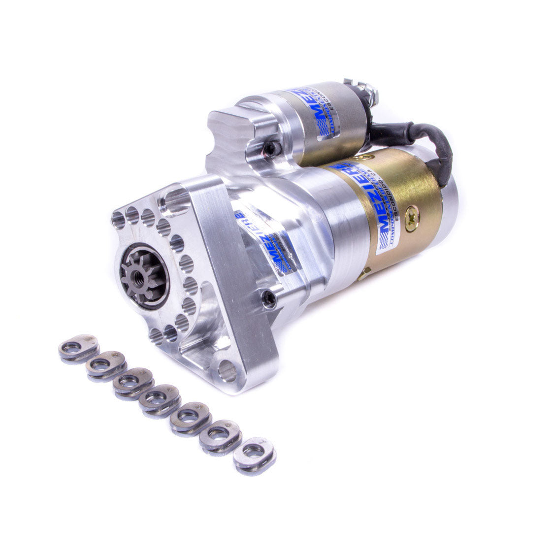 Meziere Enterprises 400 Series True Start Starter Gear Reduction Adjustable Block 130/139 tooth 10 Pitch Flywheel - Mopar V8