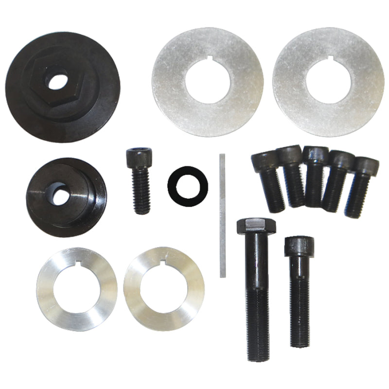 Moroso Performance Products 3" Long Mandrel Crank Mandrel Drive Kit Guides/Hardware/Spacers Aluminum Black Anodize