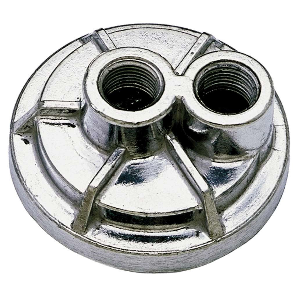 Trans-Dapt Oil Filter Bypass Adapter - 180 - Chevy V-8 - 13/16"-16 Threads - 3-3/16" I.D. and 3-7/16" O.D. O-Ring