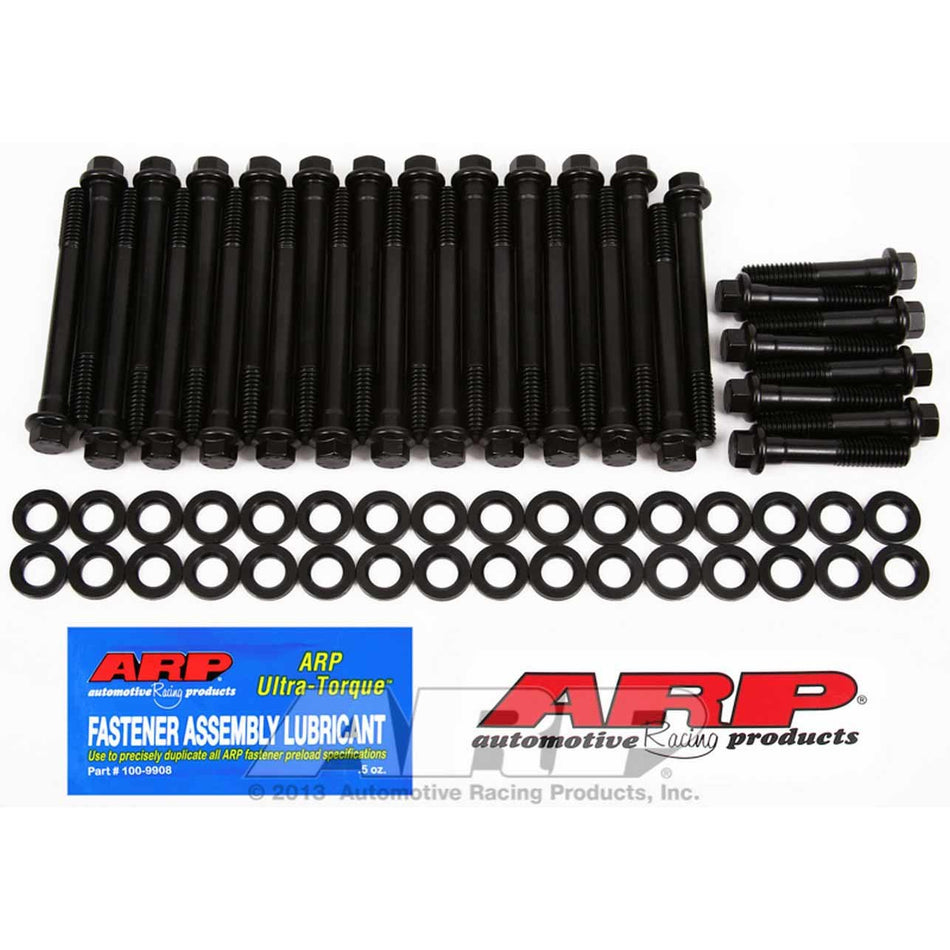 ARP High Performance Series Cylinder Head Bolt Kit - Hex Head - Chromoly - Black Oxide - Cast  OEM - Big Block Chevy