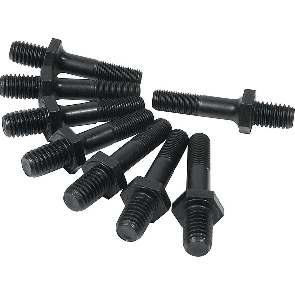 Allstar Performance SB Chevy Rocker OEM Style Arm Stud Kit - 3/8"-24 Grade 8 - (8 Pc.)
