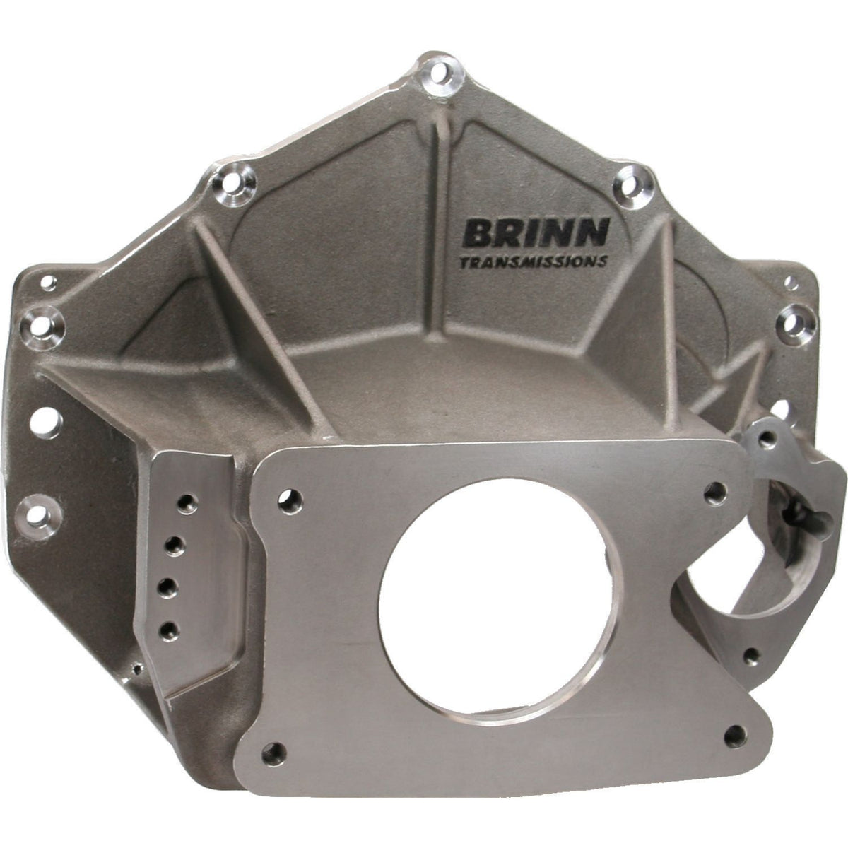 Brinn Chevrolet Magnesium Asphalt Bellhousing Assembly (Includes Idler Assembly) - Left Side Pump Mount - 11.2 lbs.