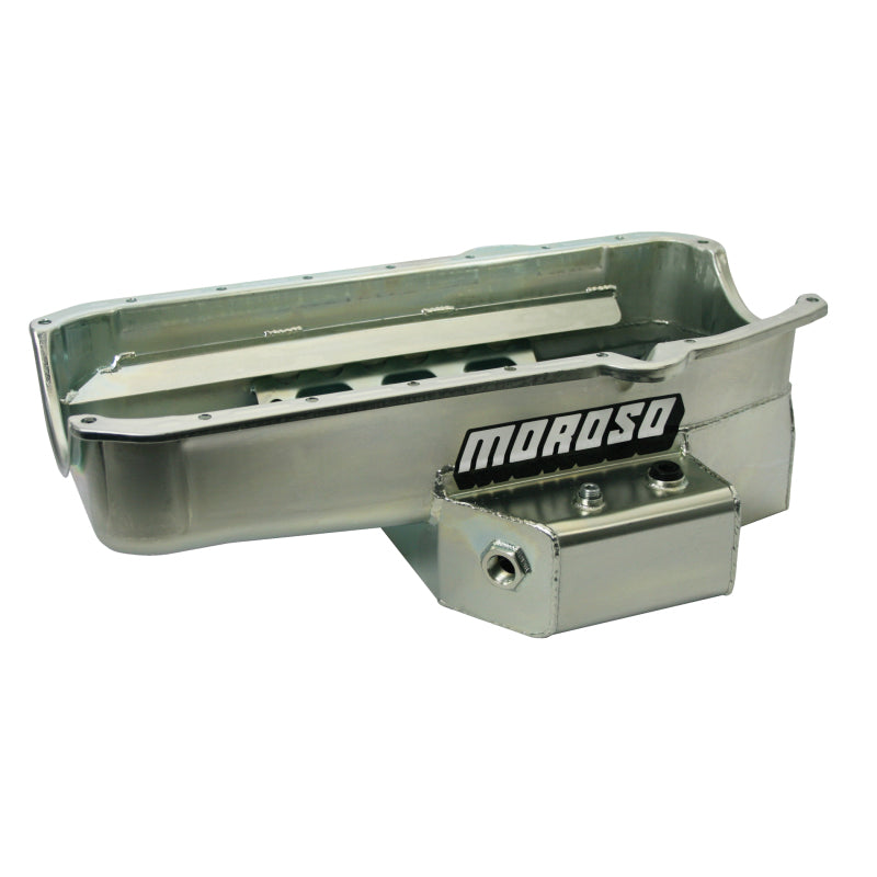 Moroso SB Chevy C-3/ C-4 Corvette Oil Pan - RH Dipstick