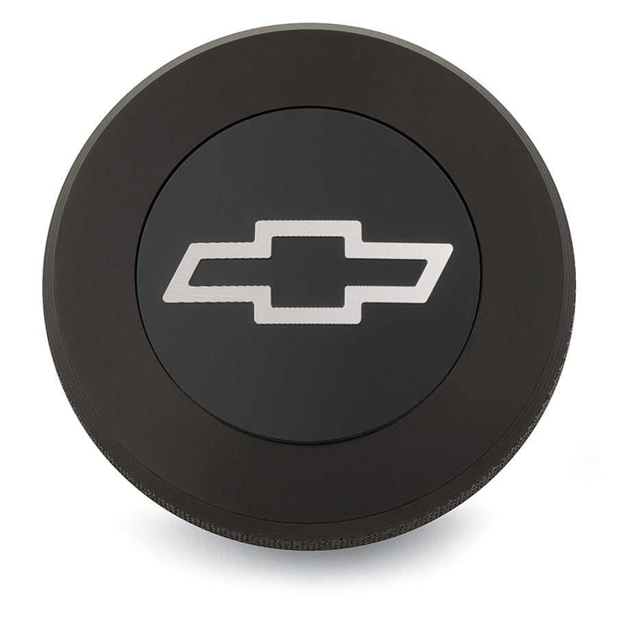 Proform Performance Parts 13 lb Radiator Cap Round Knurled Grip Billet Aluminum - Chevrolet Bowtie Logo