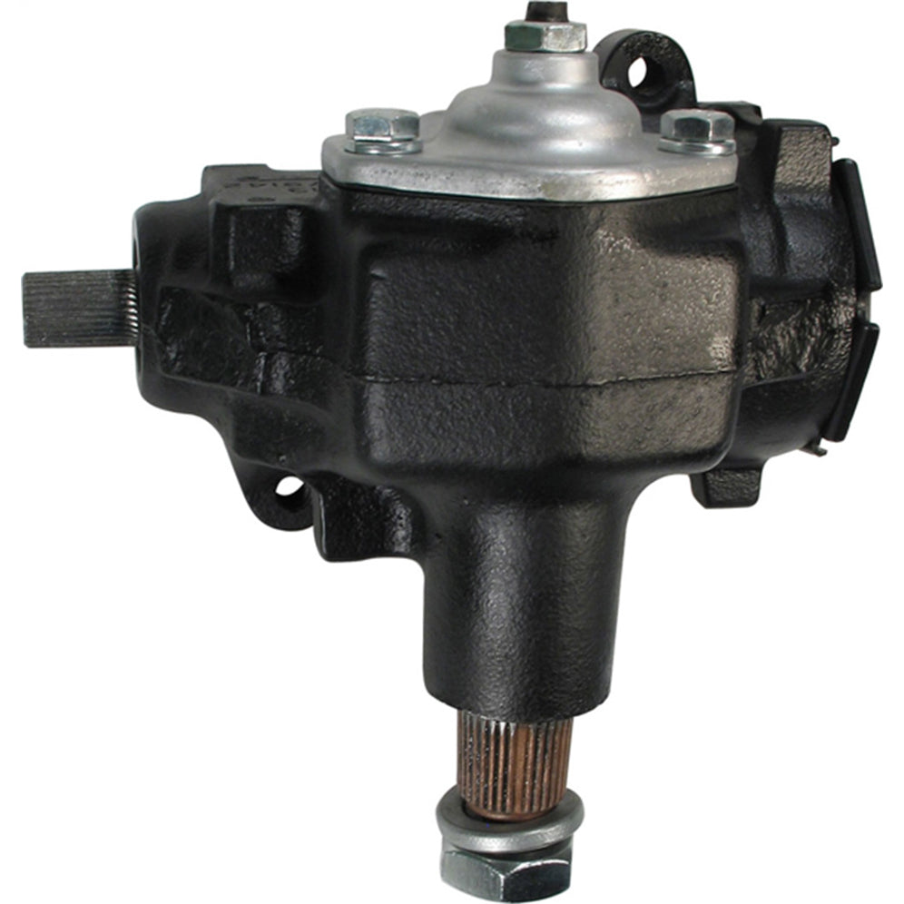 Borgeson Manual Steering Box Saginaw 525 24 to 1 Ratio 3/4-36" Spline - Iron