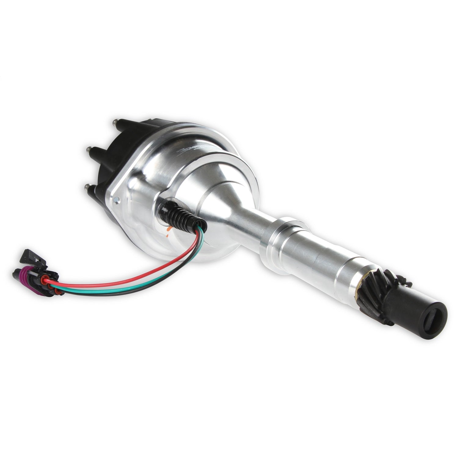 Sniper EFI Hyperspark Distributor - Hall Effect Pickup - HEI Style Terminal - Black - AMC V8