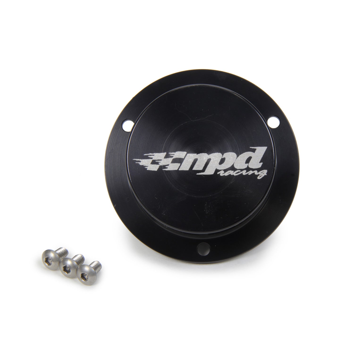 MPD Wheel Hub Dust Cap - MPD Logo - Aluminum - Black