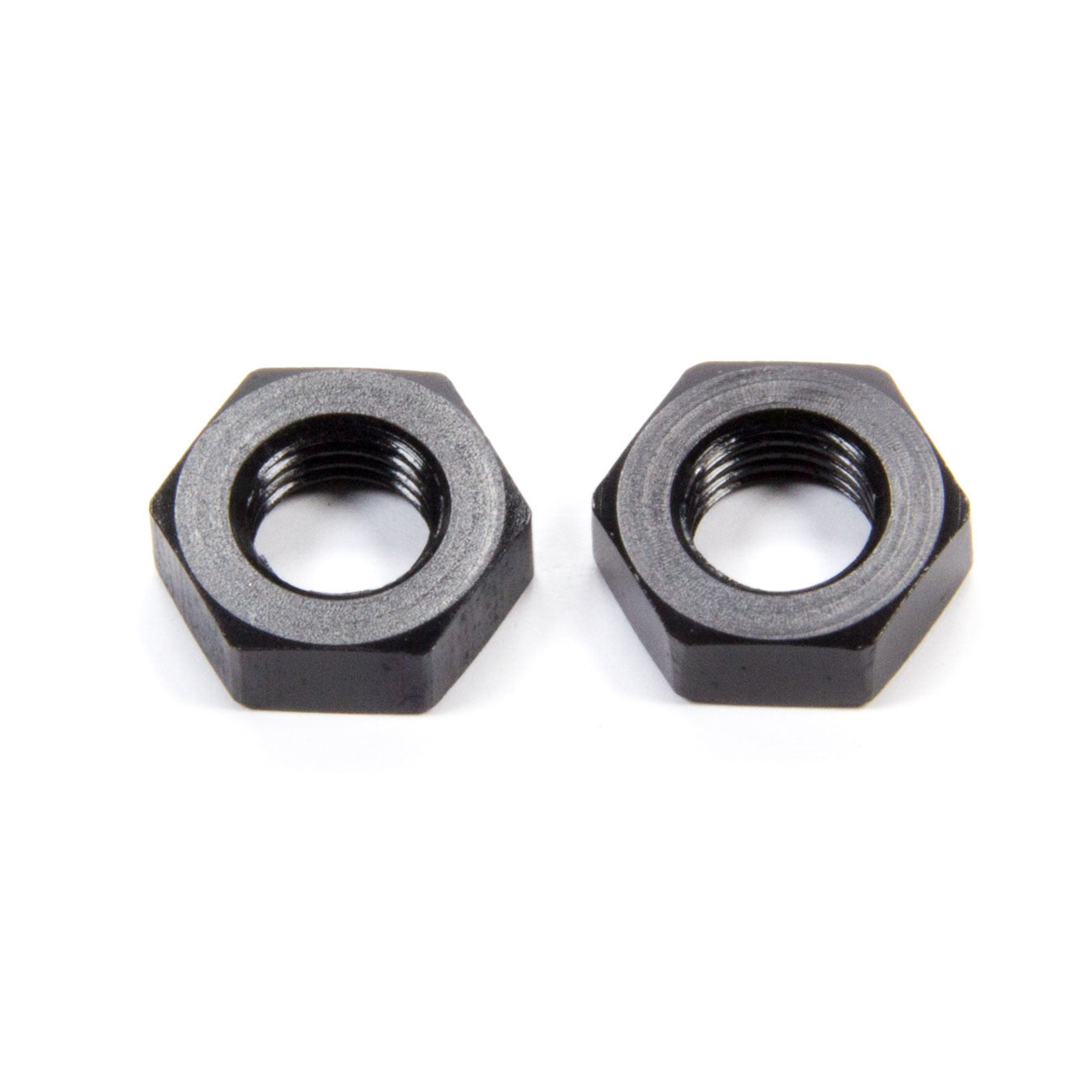 Aeroquip Black -03 AN Aluminum Bulkhead Locknut - (2 Pack)