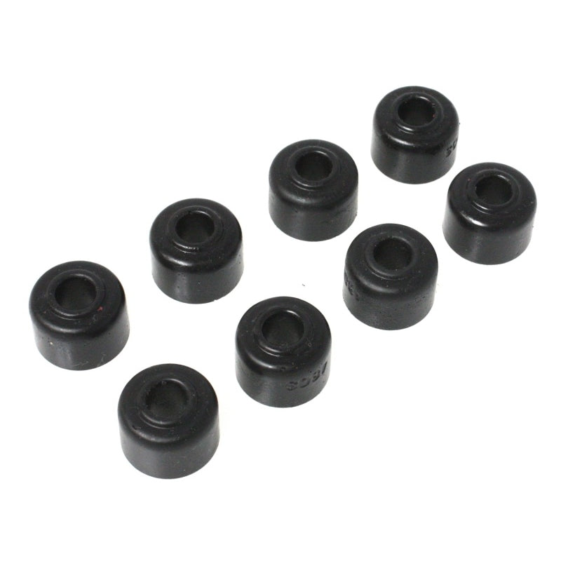 Energy Suspension Hyper-Flex End Link Bushing - 3/8 in ID - 1 in OD - 5/8 in Nipple - Black - Mazda - Set of 8