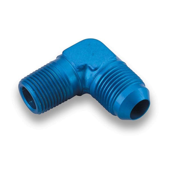 Earl's Aluminum 90 Pipe Thread to AN Adapter - 3/8" NPT to -03 AN