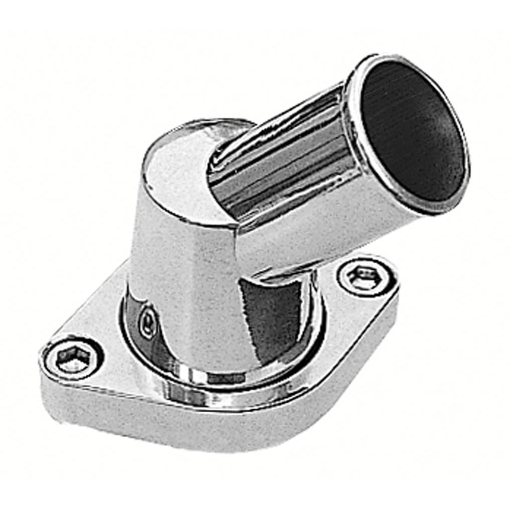 Trans-Dapt Aluminum Water Neck - O-Ring Style 45 Degree Swivel