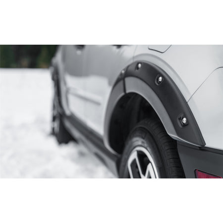 Bushwacker Pocket Style Fender Flare - Front/Rear - 1-1/2 in Wide - Black - Sport - Ford Compact SUV 2021